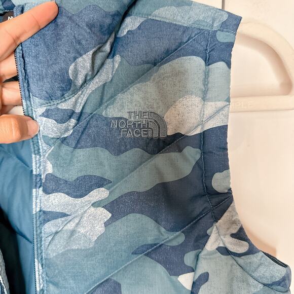 THE NORTH FACE Alpz 2.0 Down Puffer Vest Mallard Blue Camouflage | Medium - Picture 10 of 13